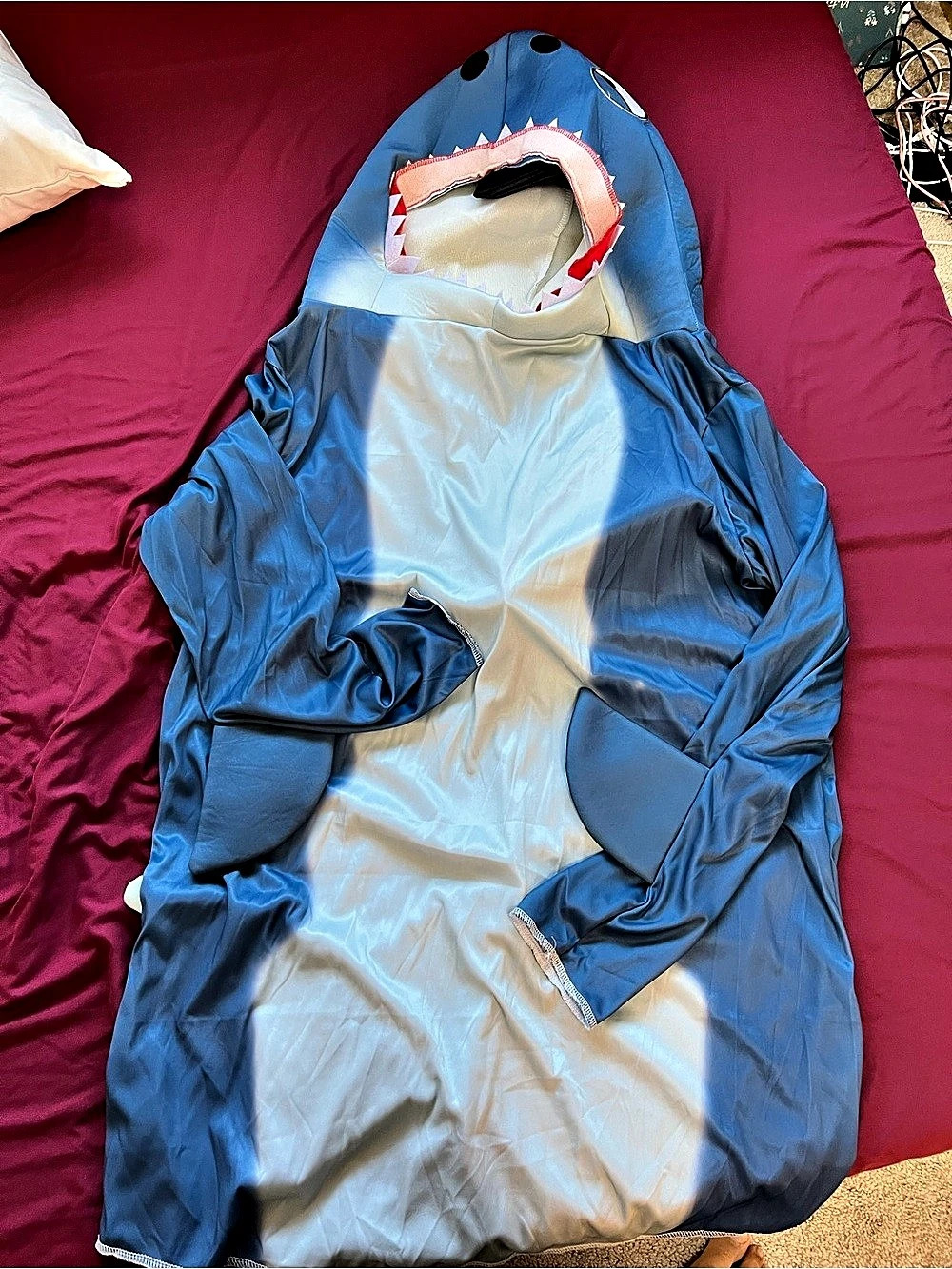 Spooktacular Creations New Blue Shark Costume Shark Costume in Blue Men’s Small